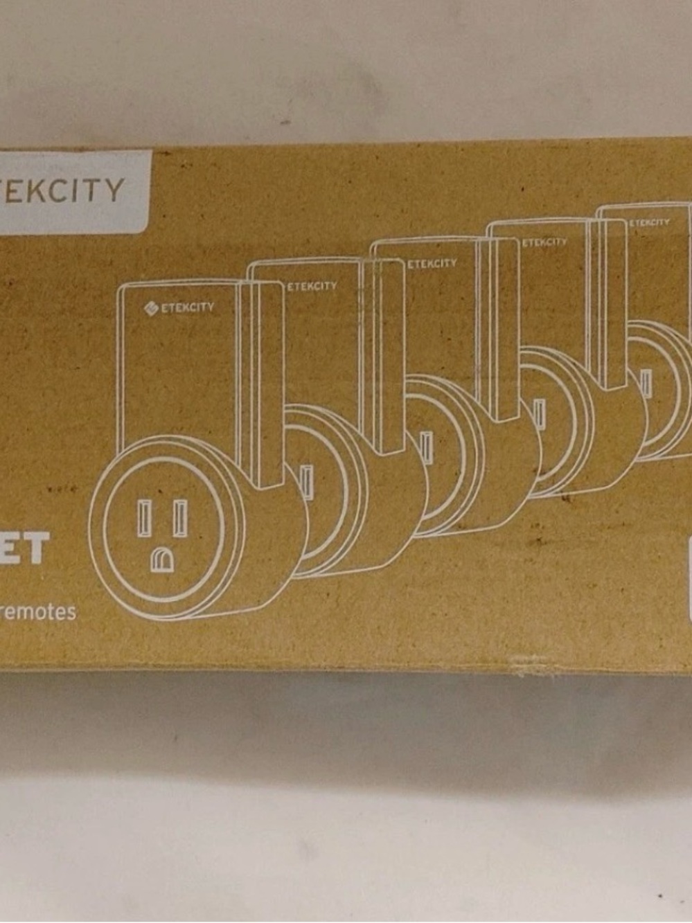 5 Pack Remote Control Outlet Wireless AC Power Outlets Light Switch Socket Plug